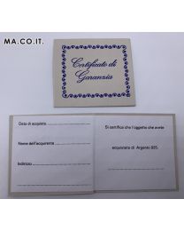 GARANZIA PER ARGENTO