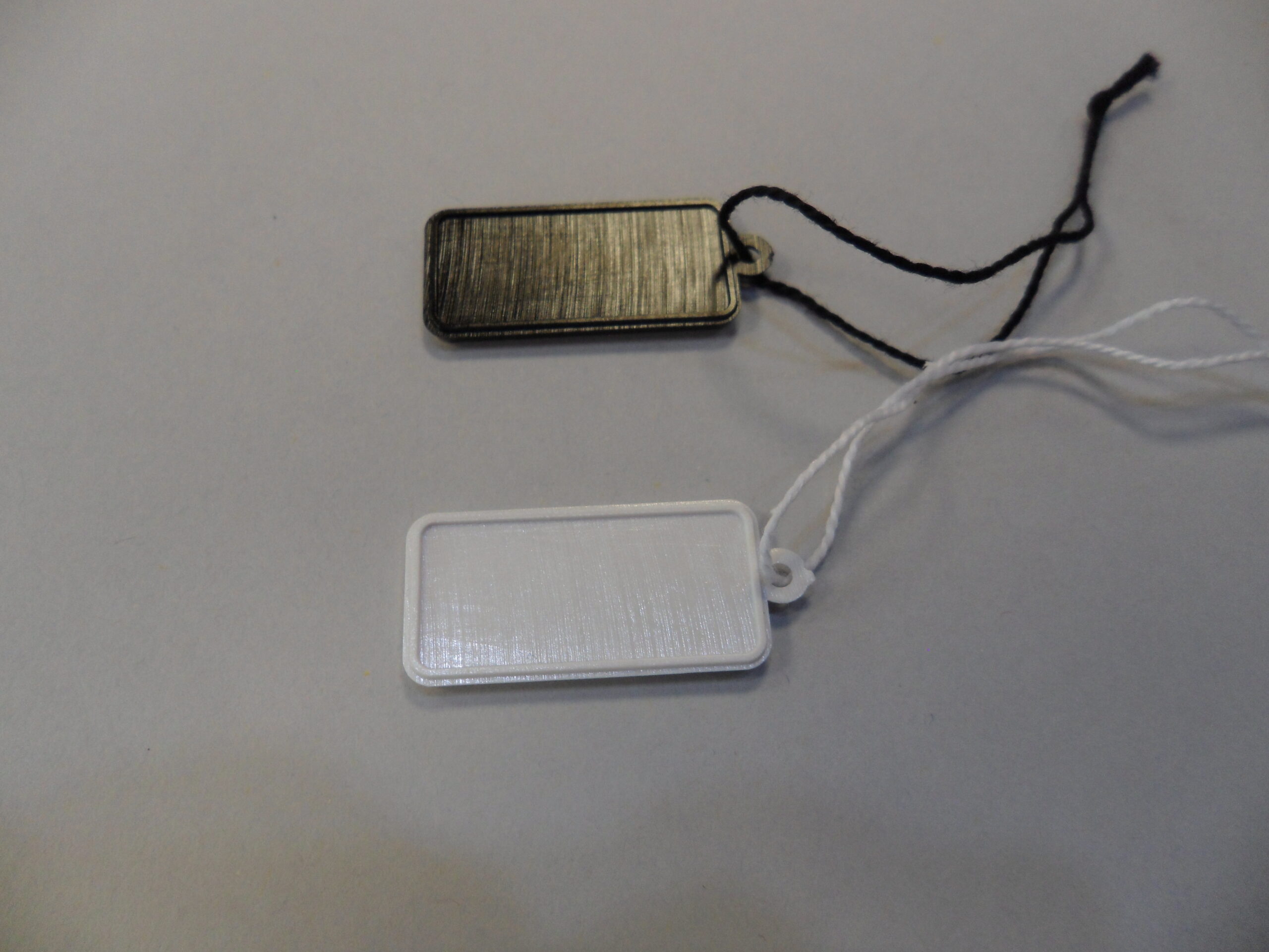 CARTELLINO PLASTICA NEUTRO