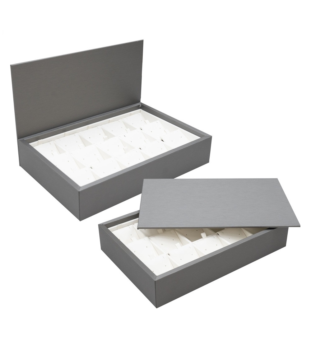 VASSOIO LUSSO 15 PENDENTI/ORECCHINI CON COPERCHIO