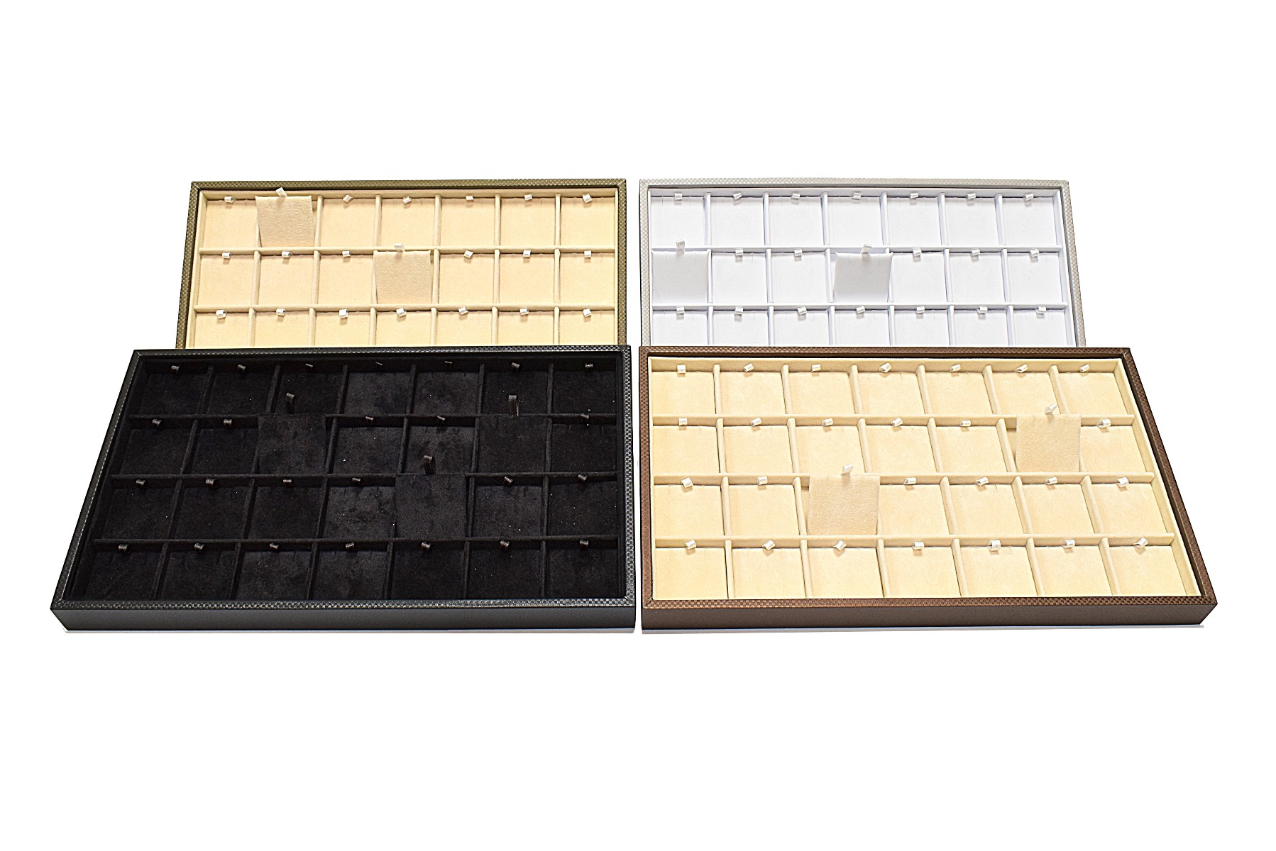 VASSOIO RIVESTITO 28 BUCHE CON PATTINE