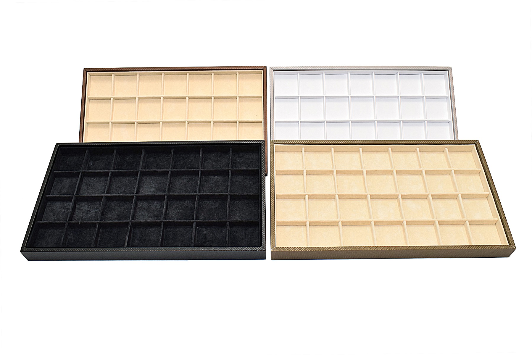 VASSOIO RIVESTITO 28 BUCHE