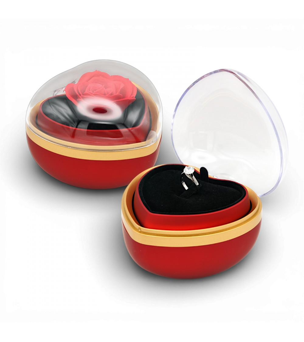 ASTUCCIO CUORE CON ROSA-0