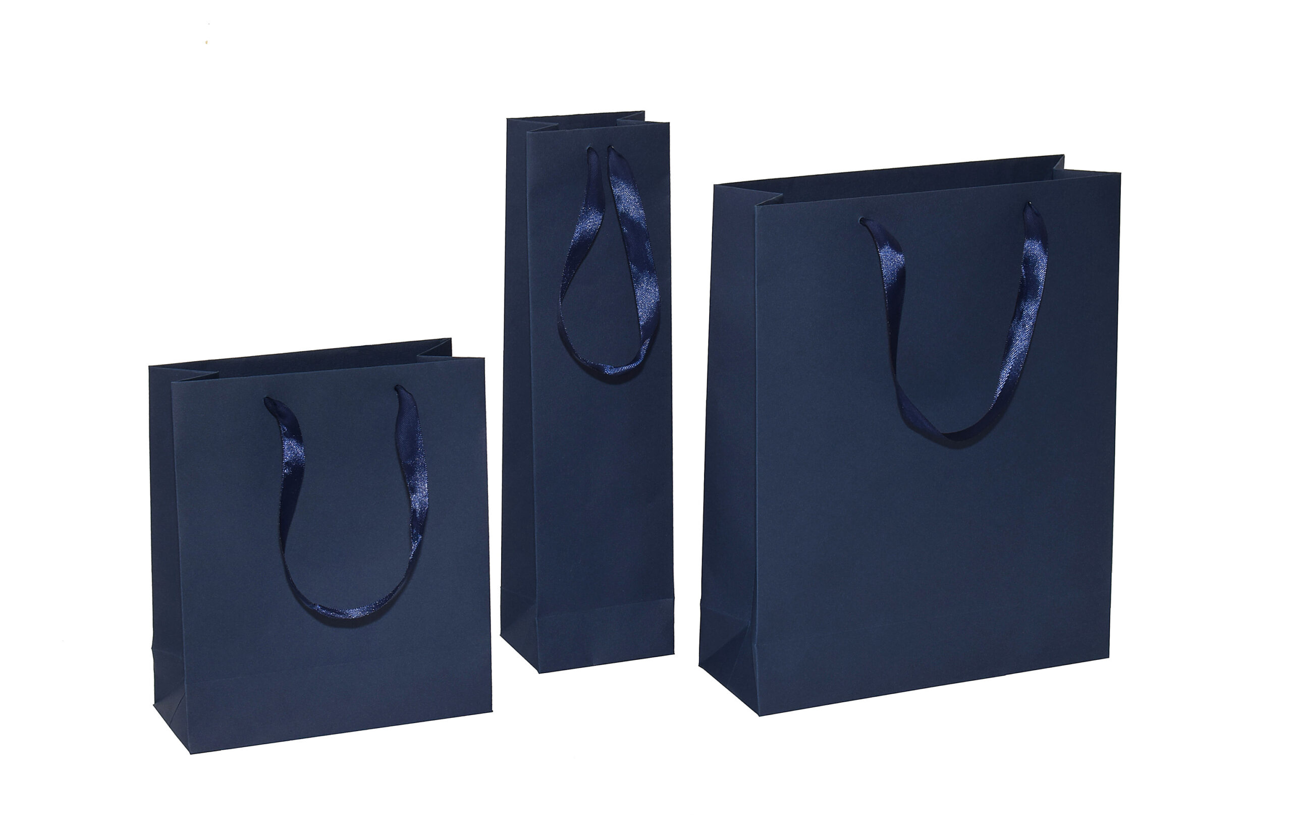 BUSTA CARTA BLU MANICO RASO 18x21